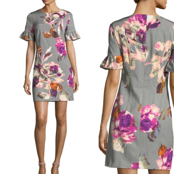 Trina Turk Dresses & Skirts - Trina Turk Darling Ruffle Sleeve Floral Dress NWT